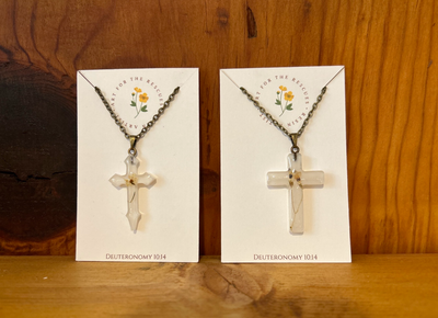 Resin Cross Necklace