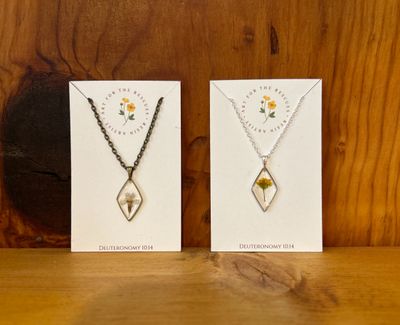 Resin Diamond Necklace