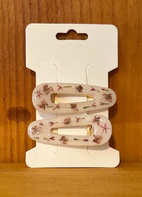 Resin Hair Clip Set