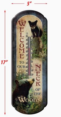 Tin Thermometer | Bear