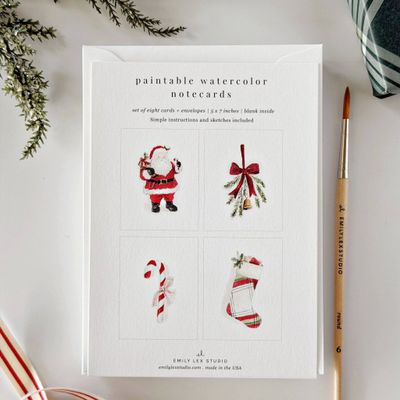 Christmas Paintable Notecard