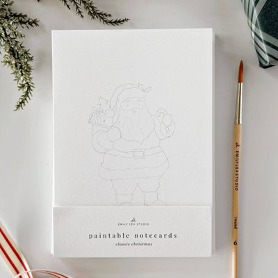 Christmas Paintable Notecard