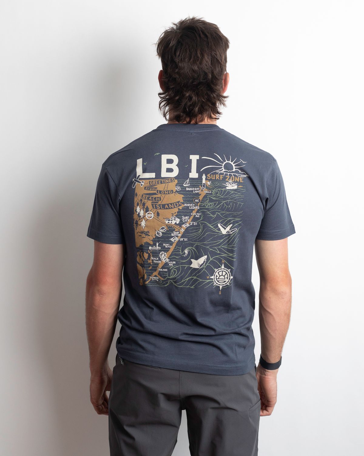 LBI Map tee