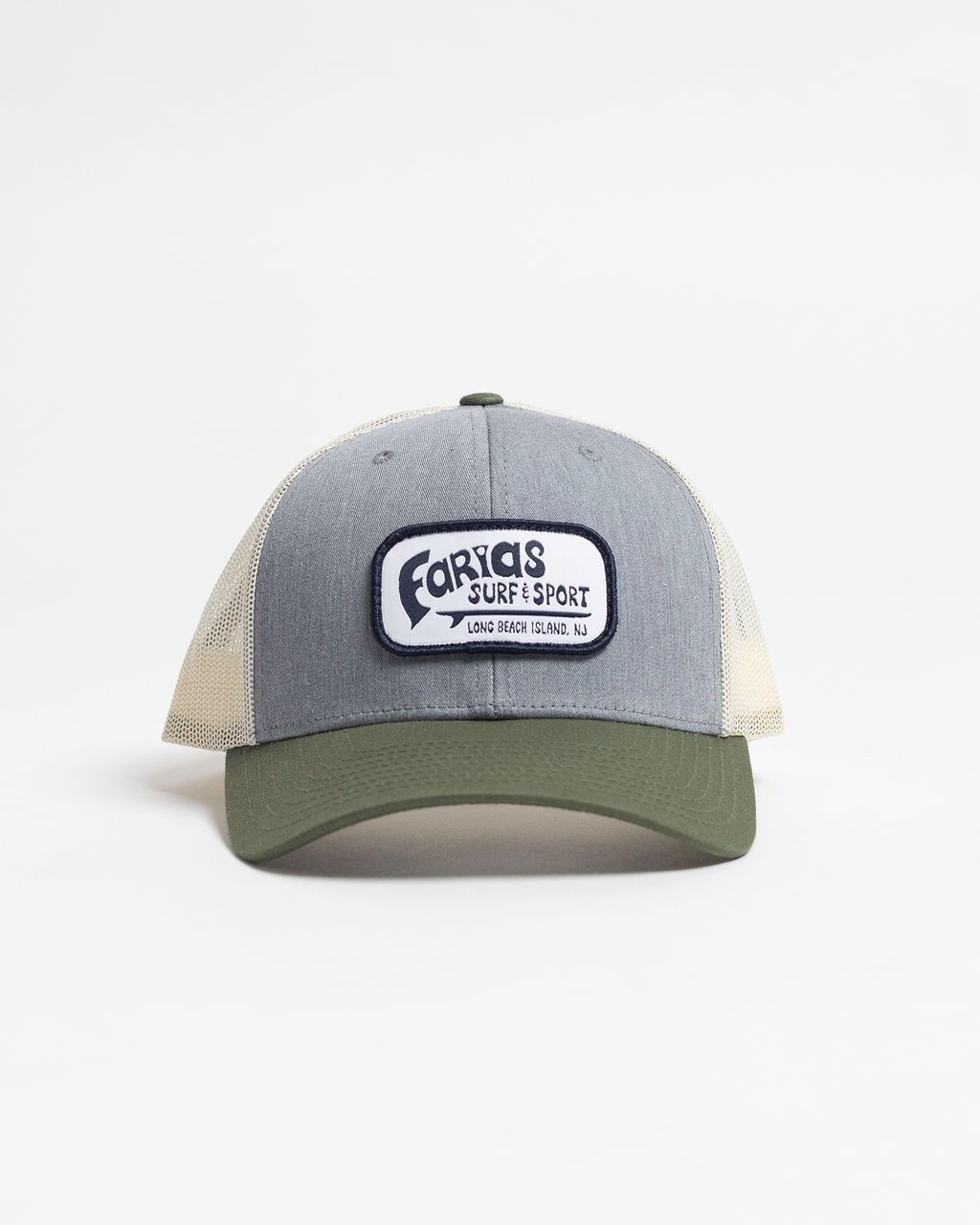 Farias Retro Patch Hat | Pre Curved Trucker Hat Snapback |