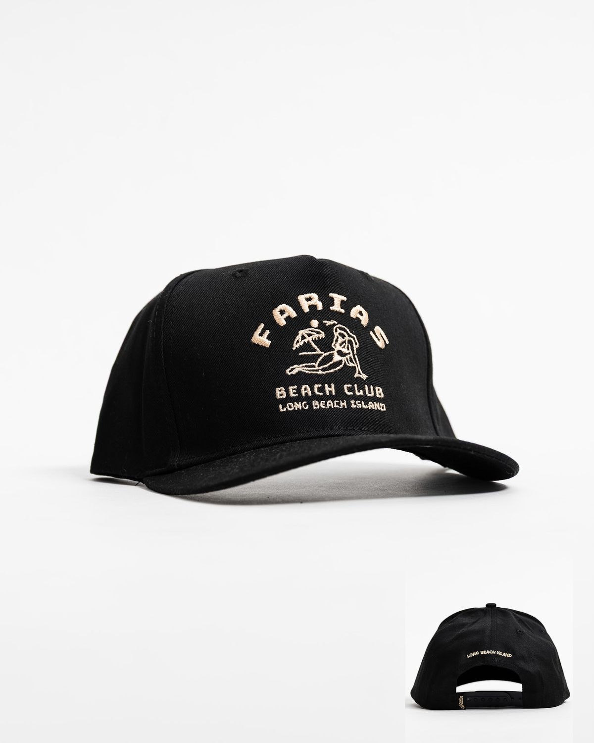 Farias Hat | Beach Club | , Color: Black