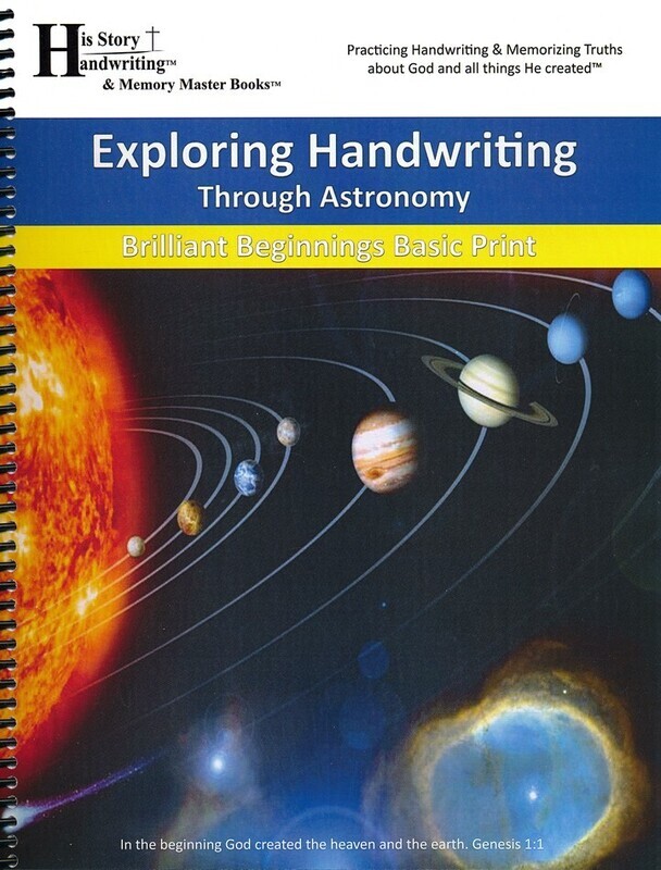Exploring Handwriting Through Astronomy - (PRINT EDITION)