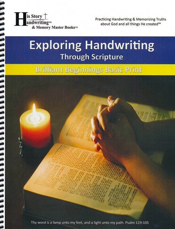 Exploring Handwriting Through Scripture - (PRINT EDITION)