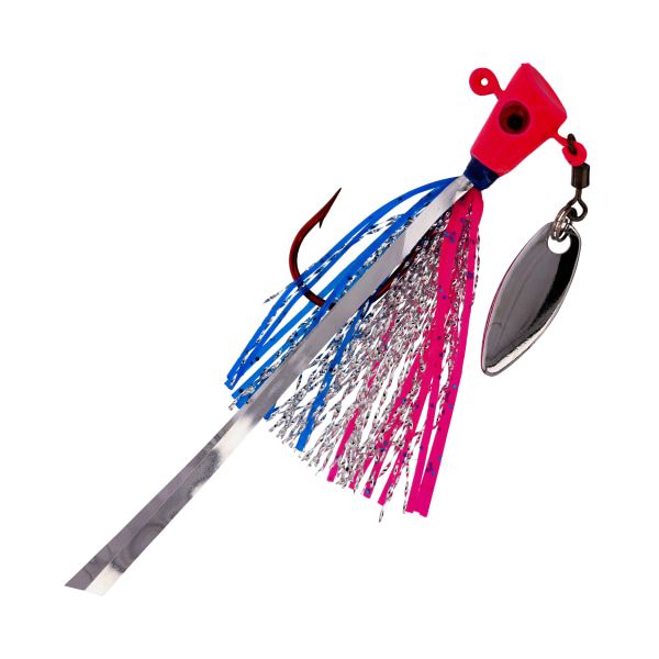 Crappie Magnet Pro series Fin Spin , Color: Les Smith pink, Size: 1/16oz