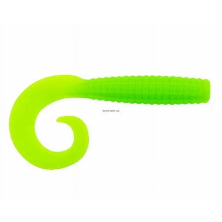 Baitfuel Saltwater GO2 Grub, Color: Limetreuse, Size: 5&#39;