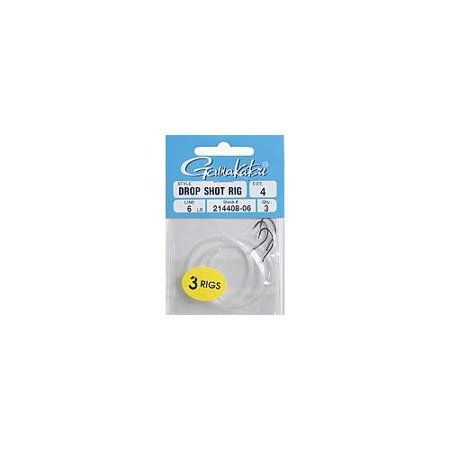 Gamakatsu DROP SHOT RIG, Size: 214408-06