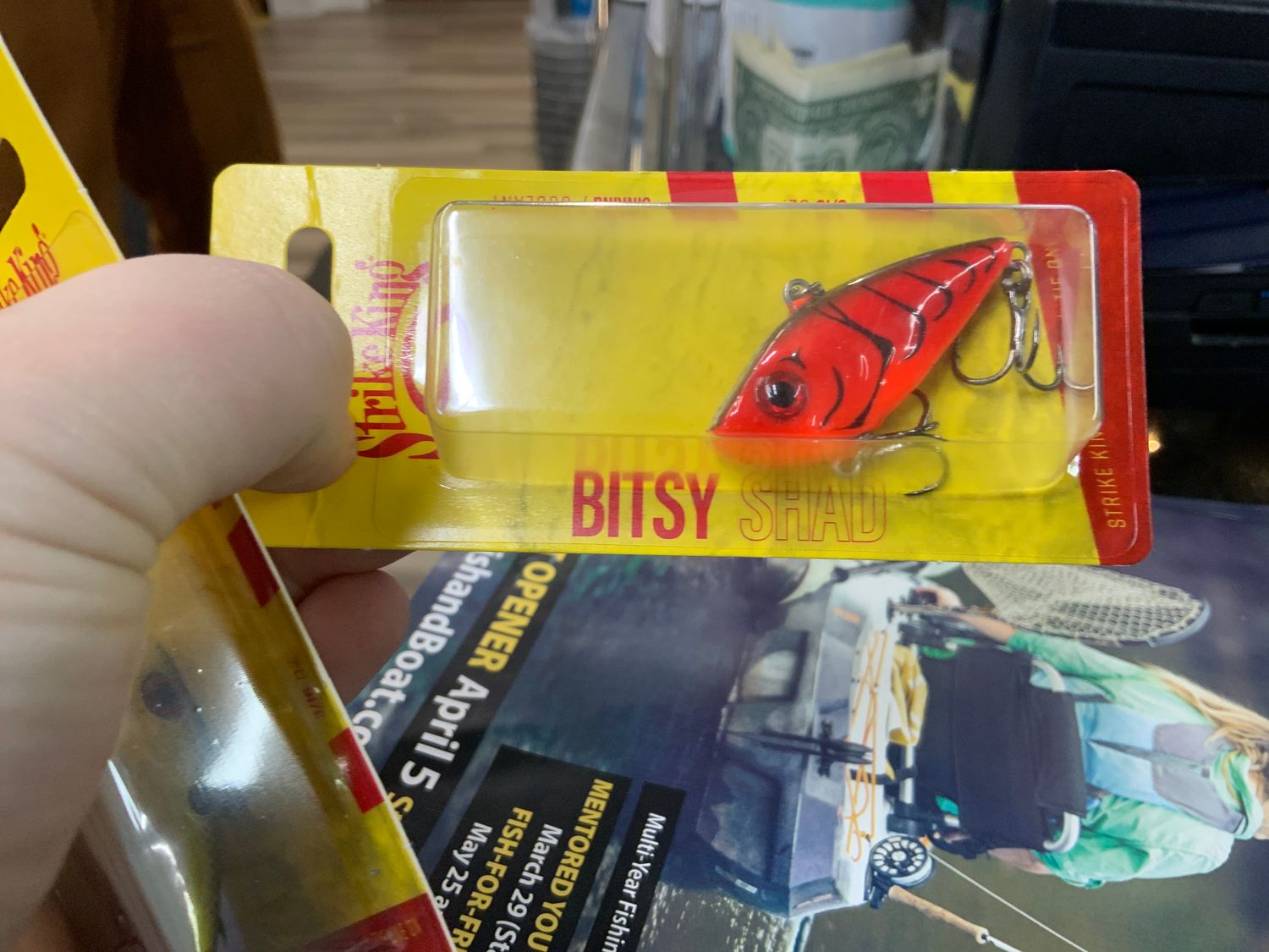 Strike King Bitsy Shad , Color: REYESDB-900