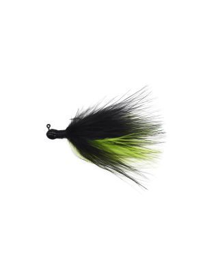 TROUT MAGNET D2 JIG , Color: Black/Chartreuse, Size: 1/16