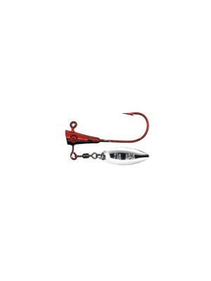 Trout Magnet FINSPIN BLOODSPIN SERIES JIG 3pk , Color: Black/Red, Size: 1/4oz