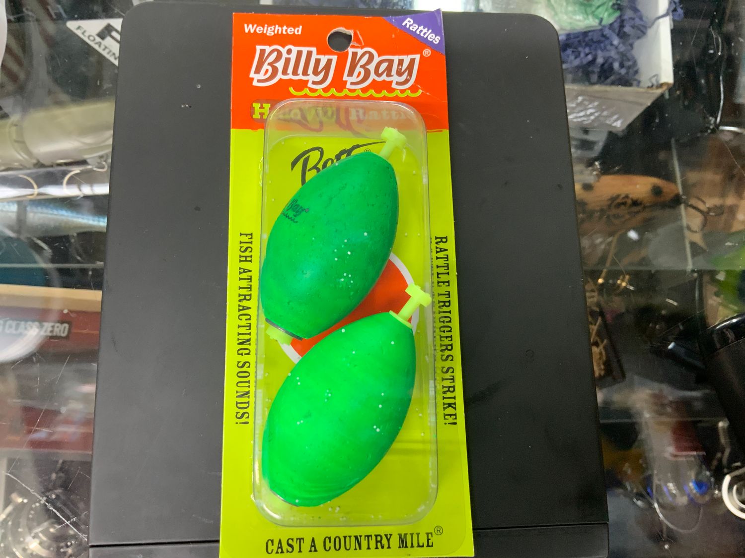 Billy Bay M250WR-2G Hi Viz Aggravator Rattle Float Weighted