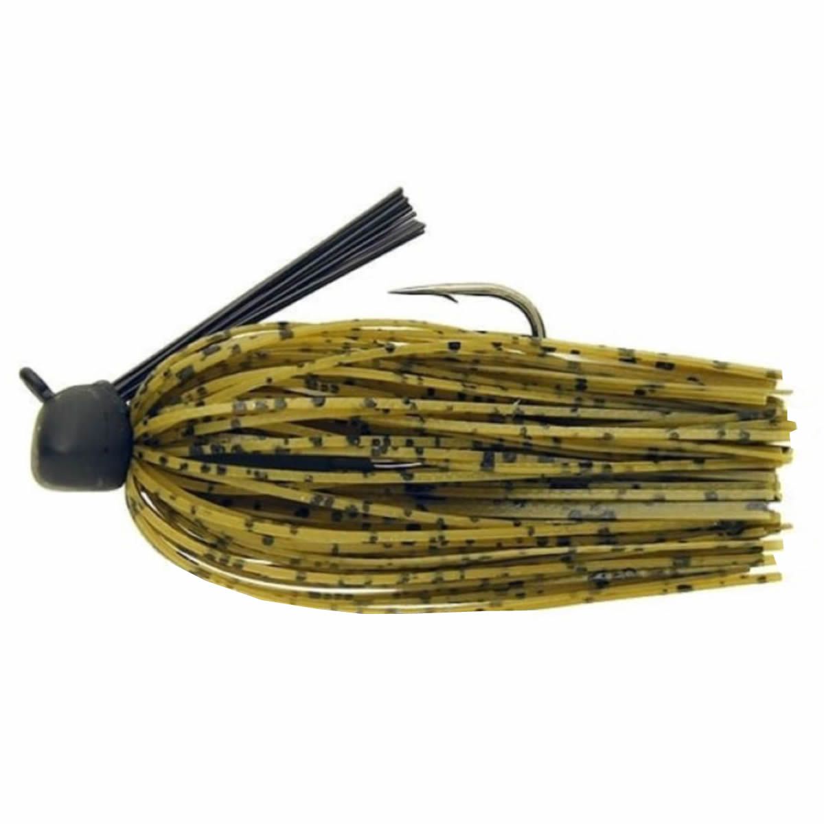 Keitech Lead Crankin&#39; Football Jig 1/2oz., Color: Green Pumpkin