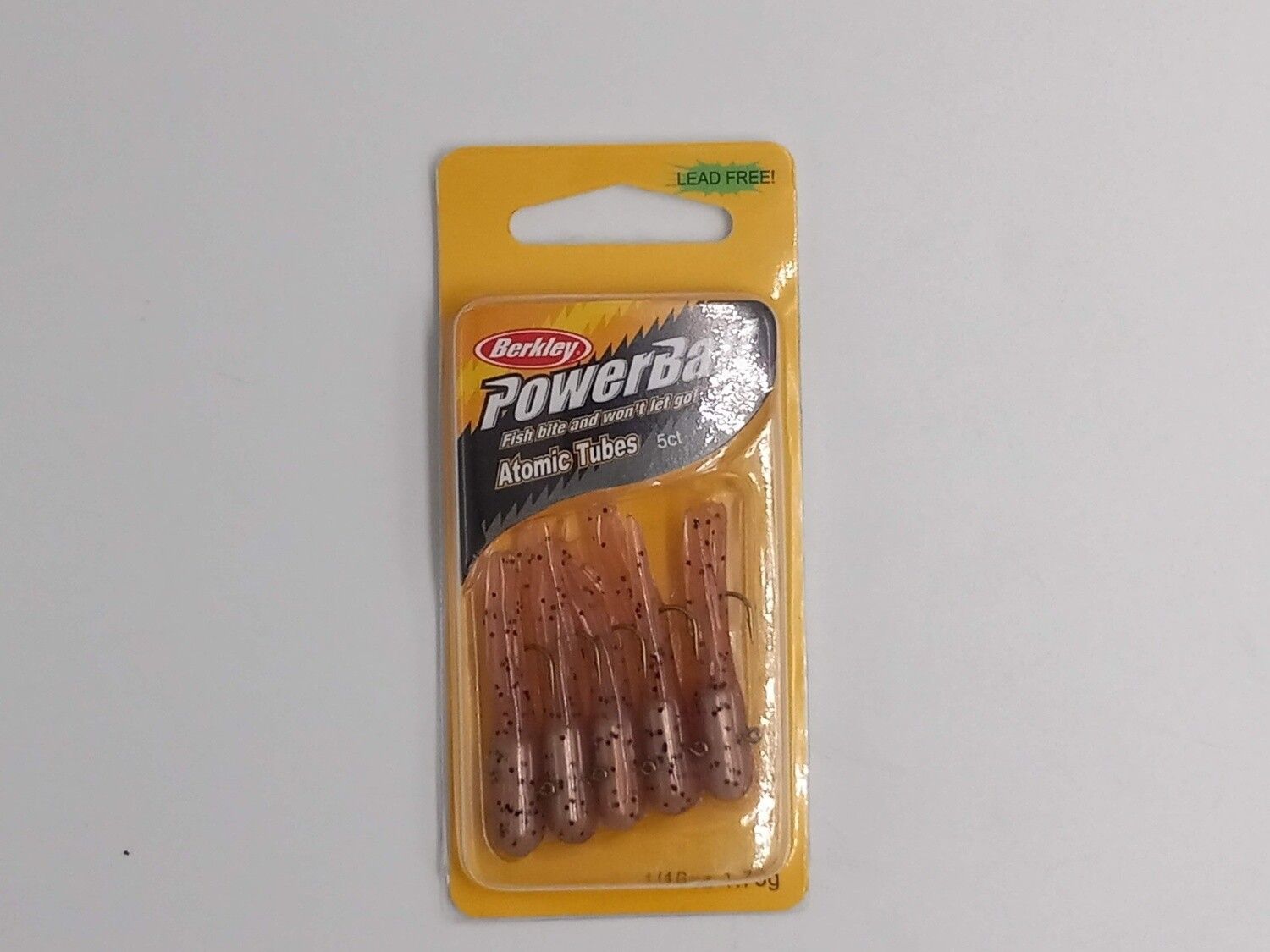 PowerBait® Pre-Rigged Atomic Tubes, Color: PCAT116-CR
