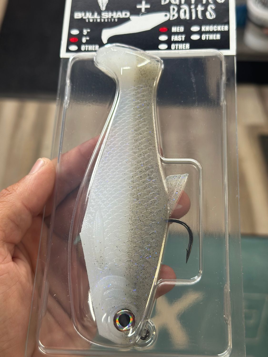 BULLSHAD 3&#39; SLOW SINKING GIZZARD