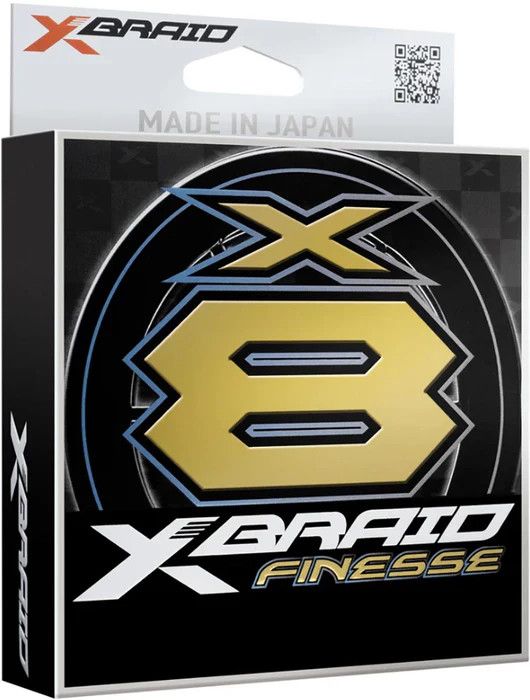 DAIWA X-Braid X8 Finesse White/Green Braid - 165 Yard Spool, Size: XBFN8U8-165ML