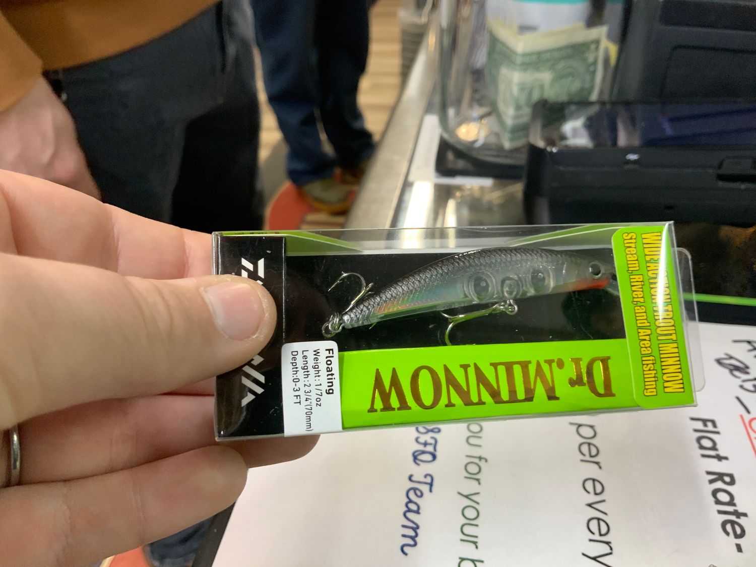 Daiwa DR MINNOW 2 3/4&quot;, FLOATING, Size: DRM7F42