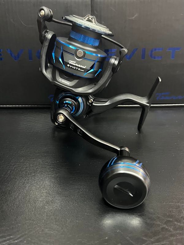 tsunami evict spinning reels TSSHDII5000 Shield II Reel With a fully metal body and side plate Tsunami Evict Stainless Steel Spinning