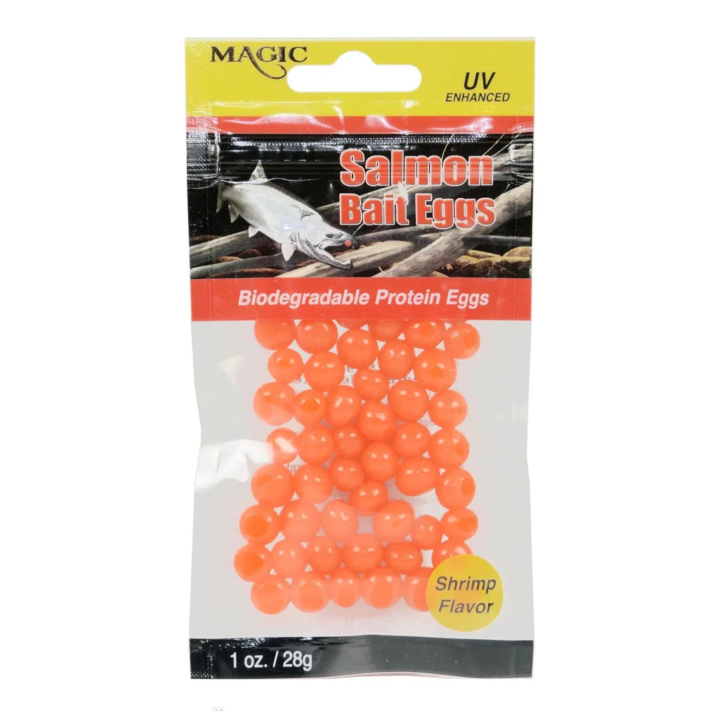 Magic Salmon Bait, Color: Blaze Orange/Shrimp