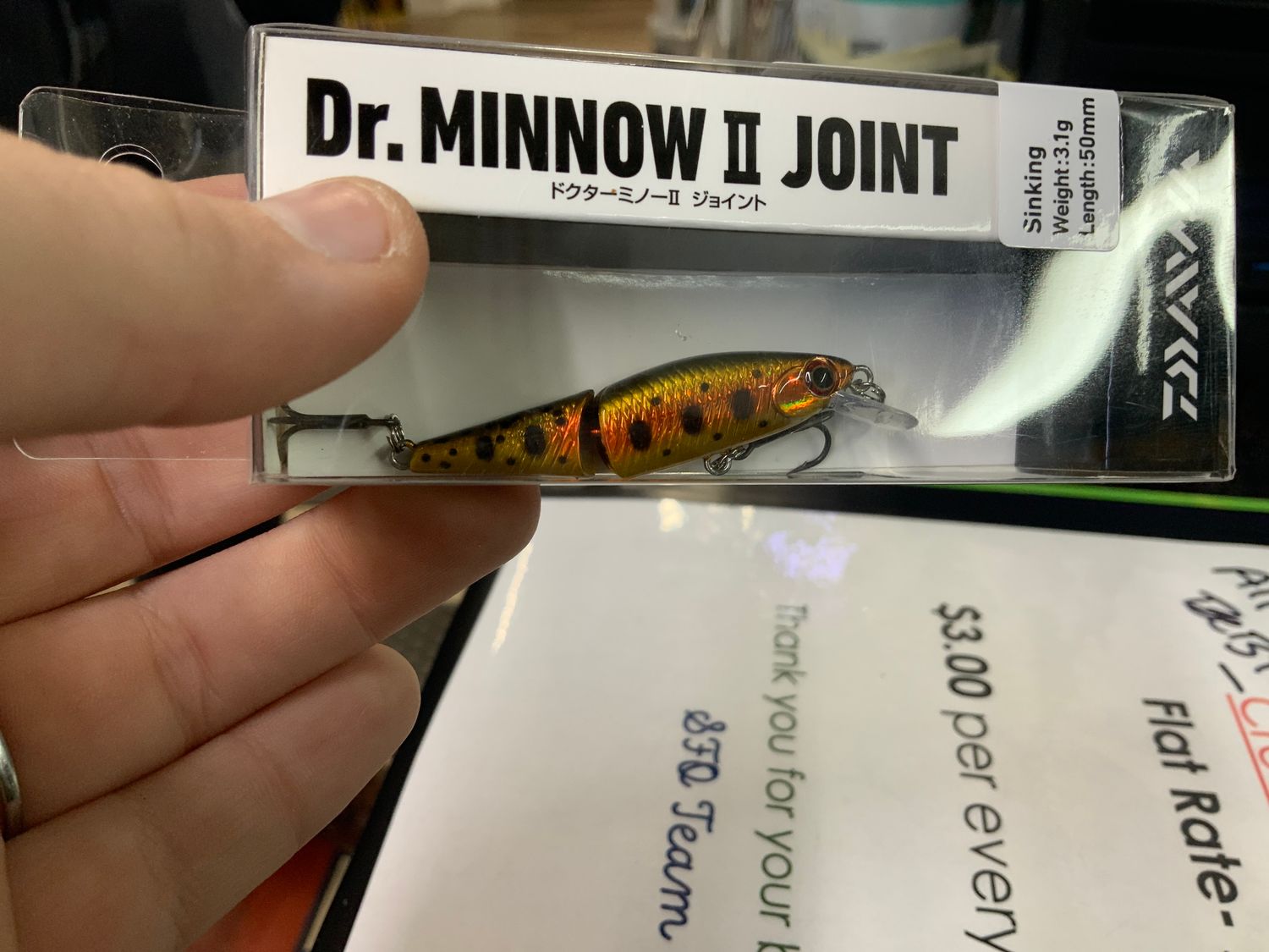 DAIWA JOINTED II DR MINNOW, Color: DRJ5SCG