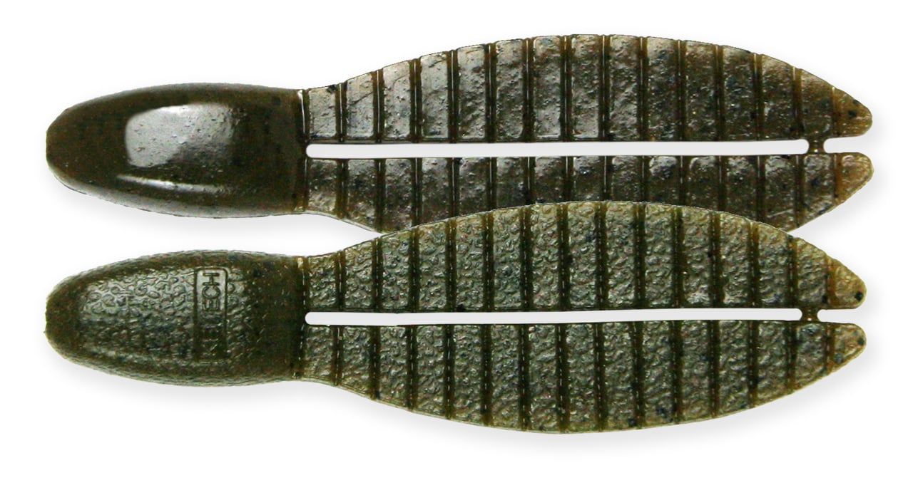 Keitech Flex Chunk, Color: Green Pumpkin PP, Size: -Medium 3.2&quot;