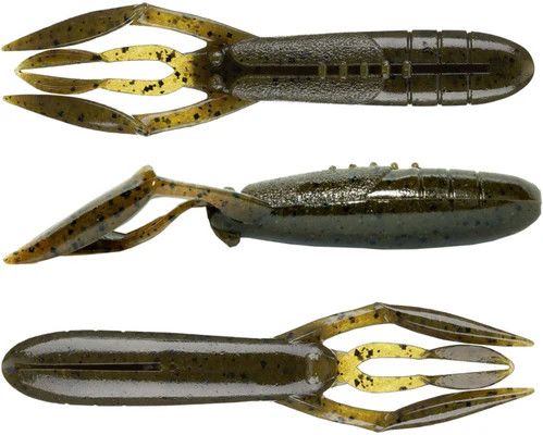 Keitech Glide Camaron, Color: Green Pumpkin, Size: 3.5&quot;