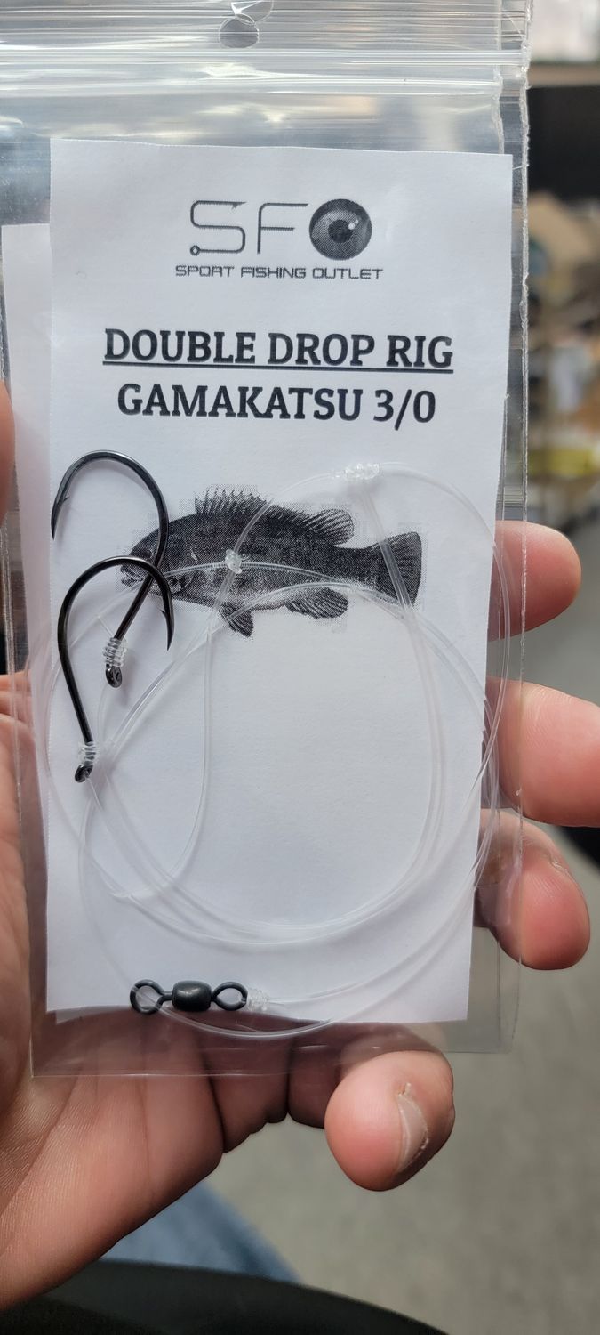 SFO Custom Double Drop Rig, Size: 3/0