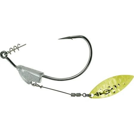 Owner Flashy Swimmer Bass Hook with Centering-Pin Spring, Size: 5164-021