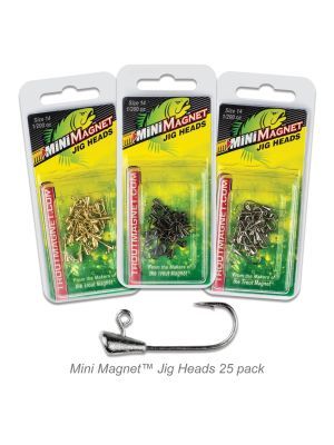 Trout Magnet 1/64 oz 25pc Jig Heads, Color: Gold