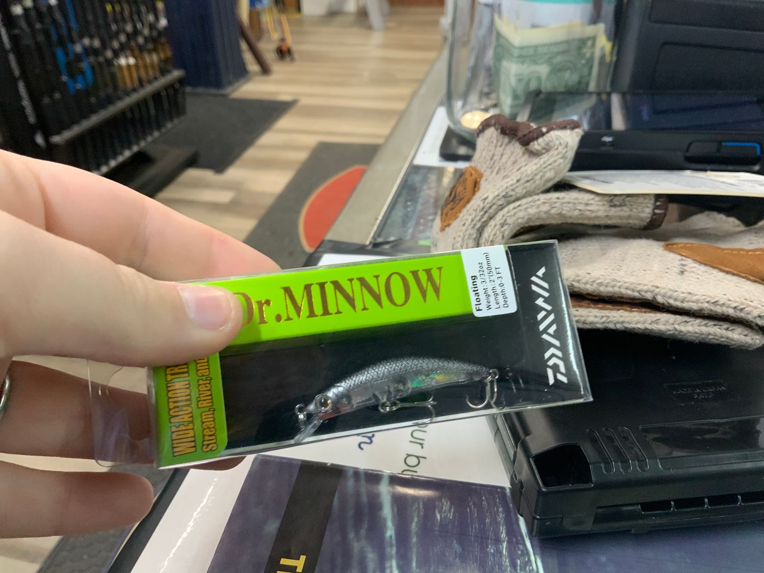 Daiwa DR MINNOW 2", FLOATING, Color: DRM5F42