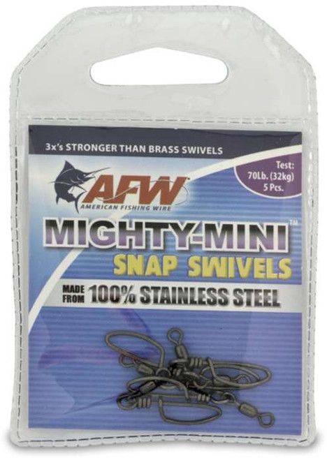 AFW MIGHTY MINI SNAP SWIVEL, Size: FTSS070B-A
