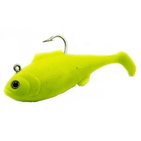 Tsunami Swim Shad Heavy Shad, Color: SS65D-2-87 Opaque Chartreuse, Size: 6 inch
