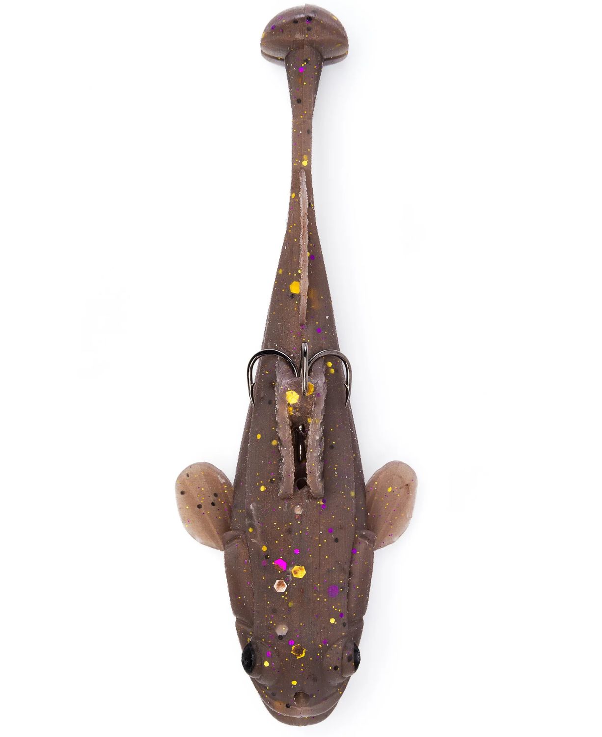 HATCH  MATCH GOBY, Color: MAGIC JOHNSON- GOLD/PRPL FLK, Size: 6'' GODZILLA GOBY