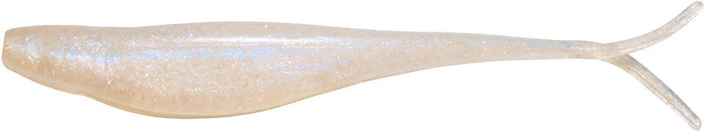 Z Man Scented Jerk ShadZ, Color: Gussy'S Glimmer Blue, Size: 3''8pk