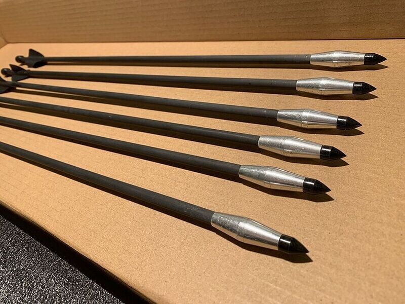 BinTac .50 Cal Air Bolt, 425GR 6 Pack