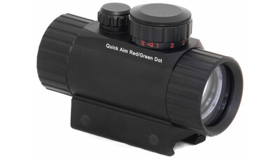 UTG 3.8" ITA RED/GREEN CQB DOT SIGHT WITH INTEGRAL MOUNT