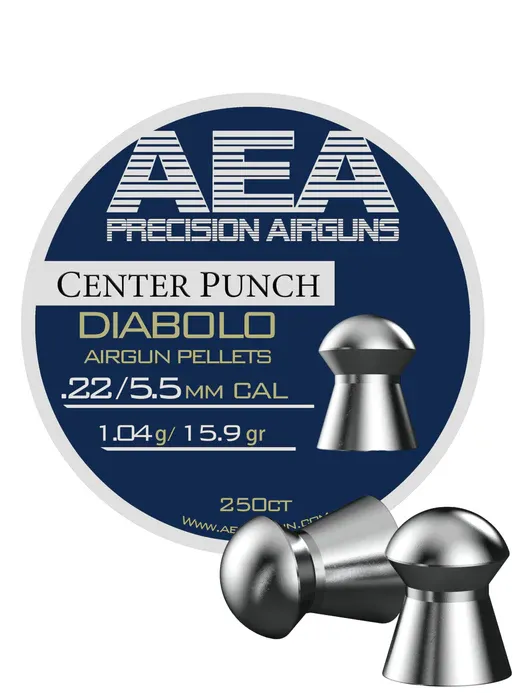 AEA Center Punch Pellets .22cal, weight: 15.9g  250 count