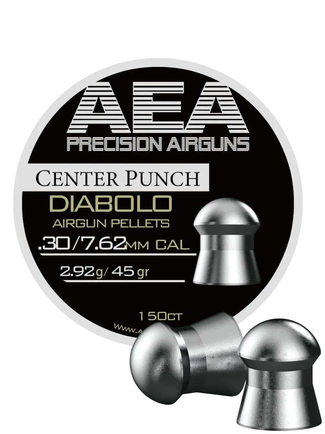 AEA Center Punch Pellets .30cal, weight: 45g  150 count