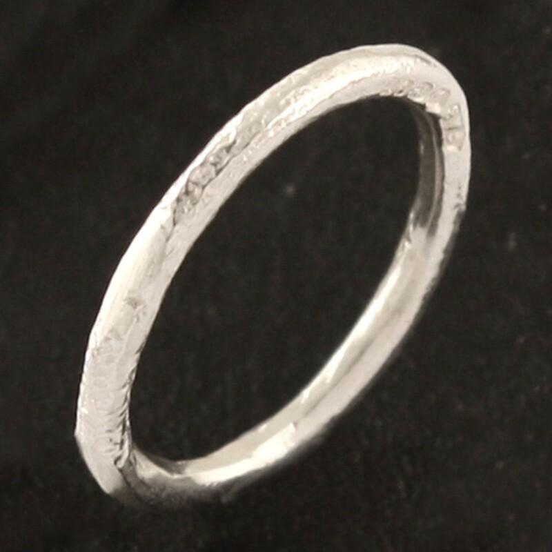Thin Melted Silver Ring By Fi Mehra