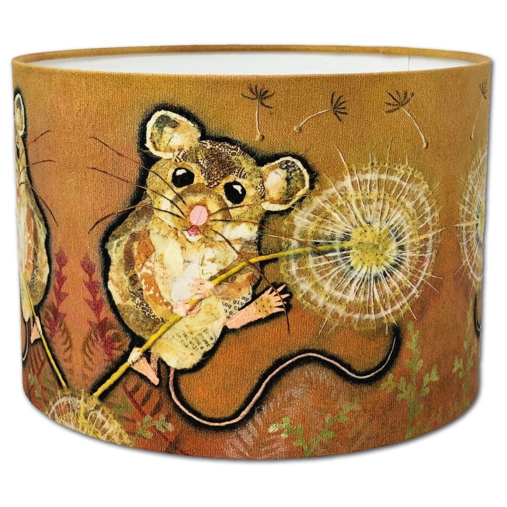 make a wish mouse faux suede lampshade by dawn maciocia