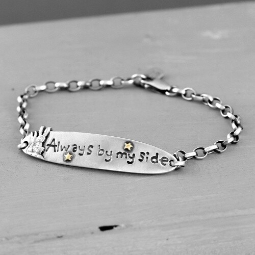 Always by My Side Silver Bracelet by Nick Hubbard