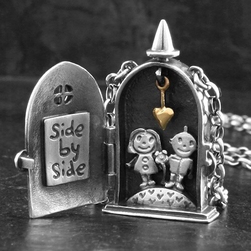 Side by Side Locket by Nick Hubbard