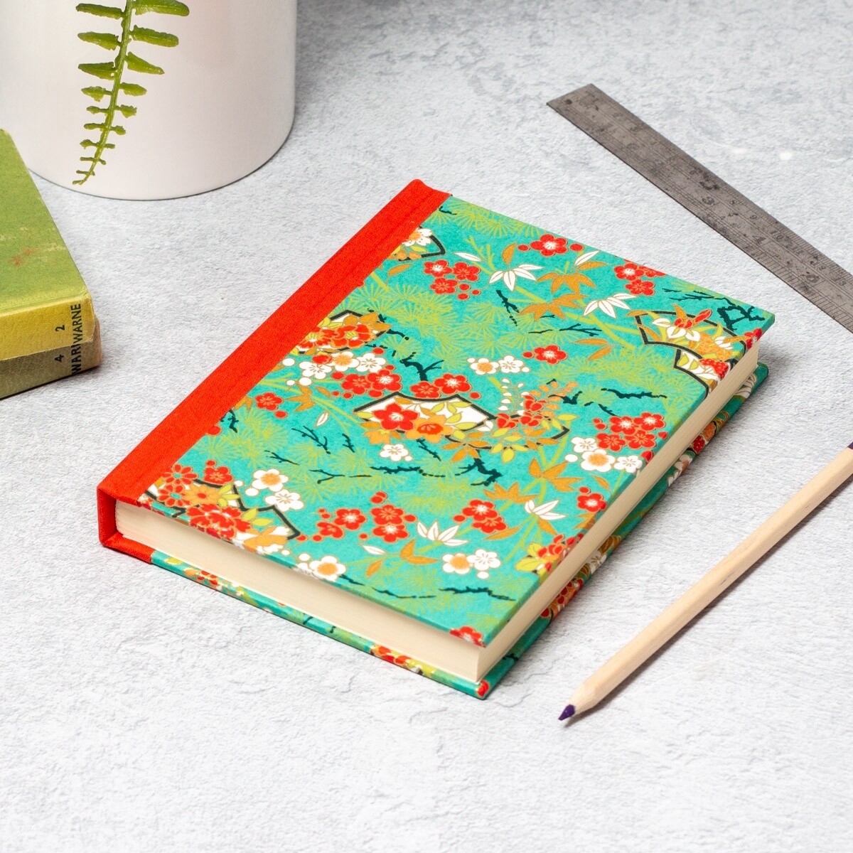 Classic Journal - Small - Orange Blossom/Teal by Esmie