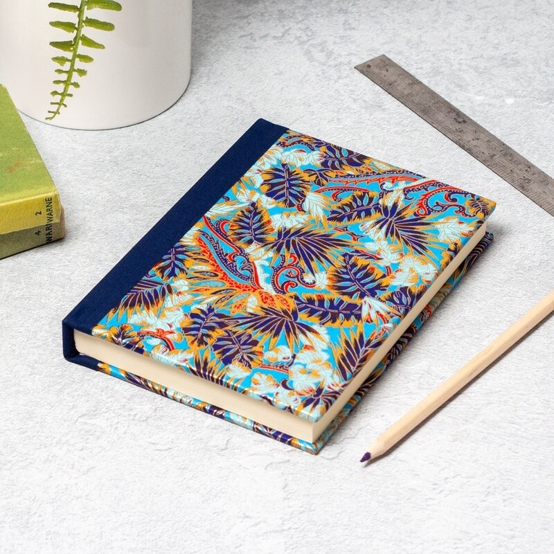 Classic Journal - Small - Tropical Foliage/Blue by Esmie