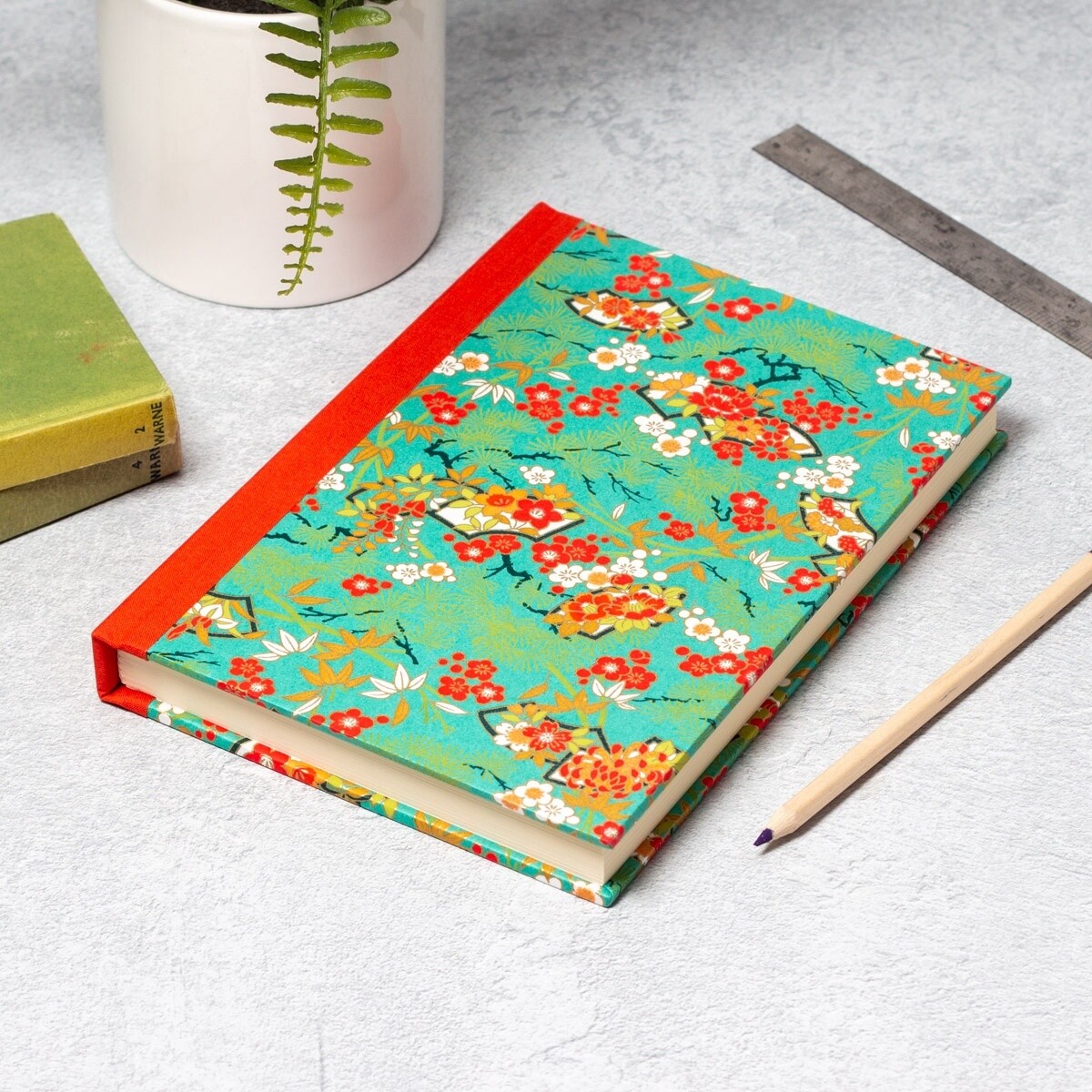 Classic Journal - A5 - Orange Blossom/Teal by Esmie