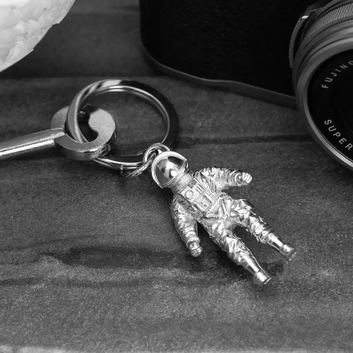 Astronaut Pewter Keyring by Lancaster and Gibbings