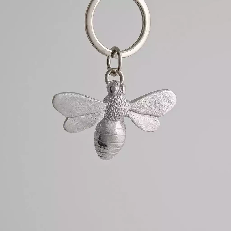 Bee Pewter Keyring by Lancaster and Gibbings