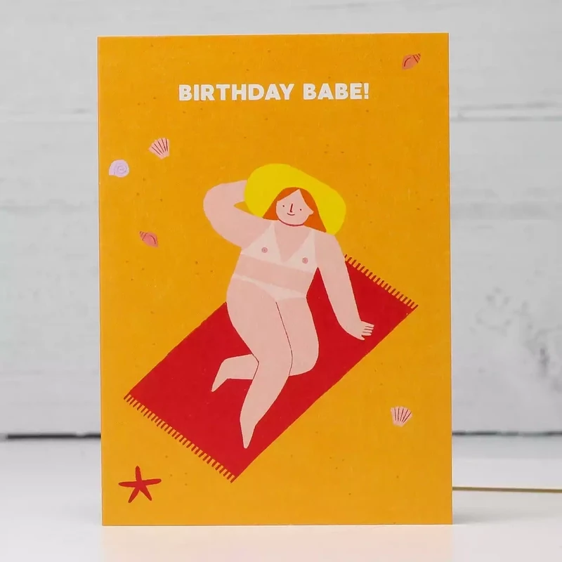 Birthday Babe Card by Stormy Knight